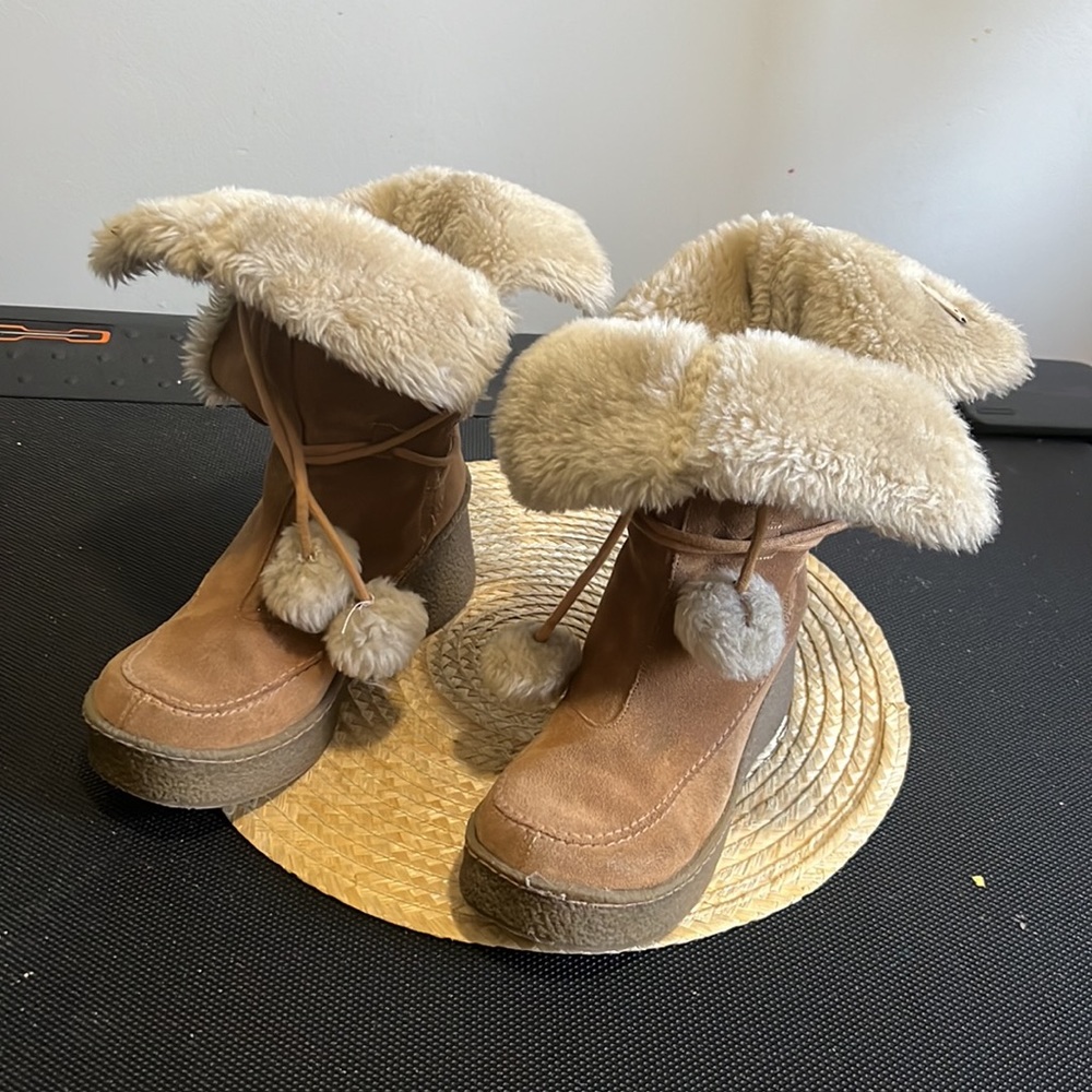 Spring Platform  Outdoor Winter Snow Ankle Boot Size 37 - Picture 8 of 14